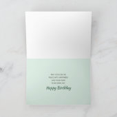 パパ誕生日の挨拶 カード (内部)