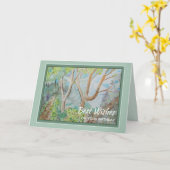 パパ誕生日の挨拶 カード (黄色い花)