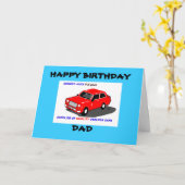 パパ誕生日カード カード (黄色い花)
