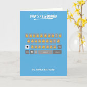 パパ誕生日カード カード (黄色い花)