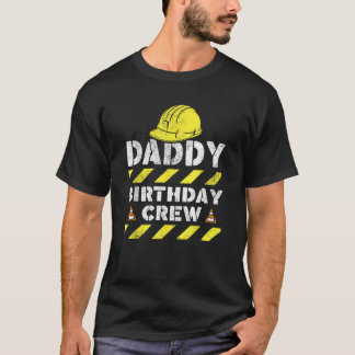 パパ誕生日クルー建築デイパーティーファミリー Tシャツ