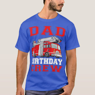 パパ誕生日クルー消防車ドライバー消防士 Tシャツ