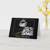 パパ誕生日クロスワードパズル カード (黄色い花)