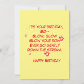 パパ誕生日グリーティングカード サンキューカード (裏面)