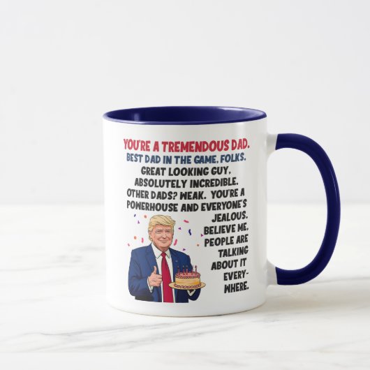 パパ誕生日ドナルドトランプ マグカップ (右)
