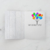 パパ誕生日パーティービールボトル カード (内部)