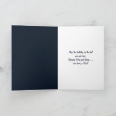 パパ誕生日ミシガンレッドライトハウス カード (内部)