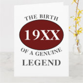 パパ誕生日追加Year凡例赤ブラックカーはっきりしたド カード (黄色い花)