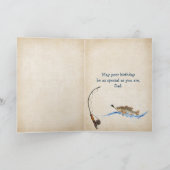 パパ誕生日魚 カード (内部)