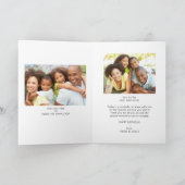 パパ誕生日12枚の写真を簡単最高のに カード (内部)