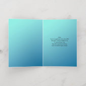 パパ誕生日、ブラックタイモダンクール、 箔グリーティングカード (内側レイダウン)