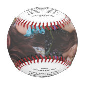 パパ誕生日 – 父の日写真 野球ボール (正面)