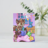 パパ読パのはがきで ポストカード (スタンド正面)