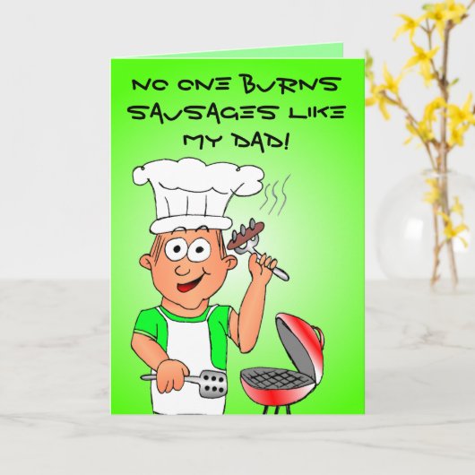 パパ調理師 カード (黄色い花)