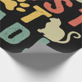 パパ贈与 |世界。最高の.キャット.パパ! ラッピングペーパー (角)