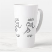 パパ走って！ 走るパパ マグカップ -  父の日 (右アングル)
