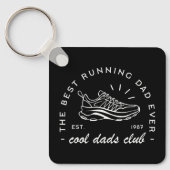 パパ走クブ走ラナー運動競技の美学 キーホルダー (正面)