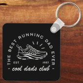 パパ走クブ走ラナー運動競技の美学 キーホルダー (裏面)