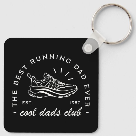 パパ走クブ走ラナー運動競技の美学 キーホルダー (裏面)