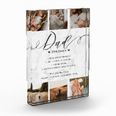 パパ辞書定義フォトコラージュ大理石 フォトブロック (左)