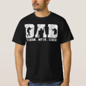 パパ退役軍人神話の伝説 Tシャツ (正面)