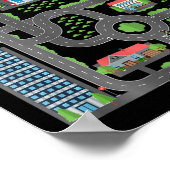 パパ遊Ckレーストラックマットファーザーデーのキッドカーズ ポスター (角)