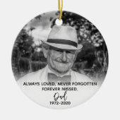 パパ遺失オーナメント セラミックオーナメント (正面)