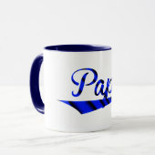 パパ野球ファン父のデイギフトアイディアmag マグカップ (正面左)