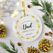 パパ金ゴールド記念碑の愛の記憶の中 セラミックオーナメント