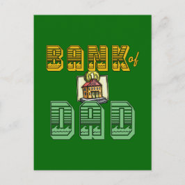 パパ銀行の父の日用品 ポストカード