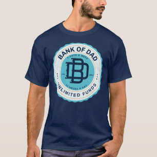 パパ銀行無制限資金パパはATMです Tシャツ
