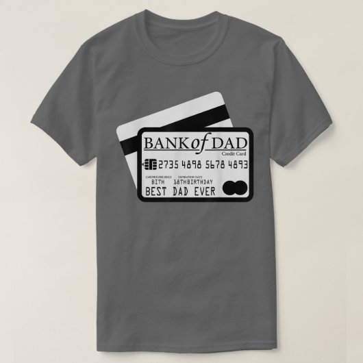 パパ銀行 Tシャツ (デザイン正面)