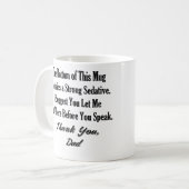 パパ鎮静剤 コーヒーマグカップ (正面左)