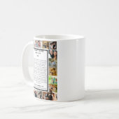 パパ鑑賞 | 父の日22写真コラージュ コーヒーマグカップ (正面左)
