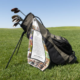 パパ鑑賞 | 父の日22写真コラージュ ゴルフタオル