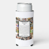 パパ鑑賞 | 父の日22写真コラージュ スリム缶クーラー (Seltzer正面)