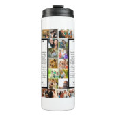 パパ鑑賞 | 父の日22写真コラージュ タンブラー (正面)