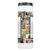 パパ鑑賞 | 父の日22写真コラージュ タンブラー (裏面)