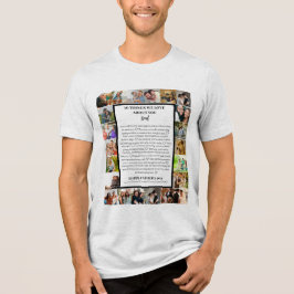 パパ鑑賞 | 父の日22写真コラージュ トライブレンドＴシャツ