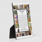 パパ鑑賞 | 父の日22写真コラージュ フォトプラーク (側面)