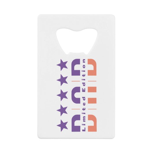 パパ限定 クレジットカード栓抜き (正面)