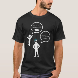 パパ雲は何でできてる?Linuxサーバのほとんど Tシャツ