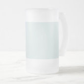 パパ霜の降りたの父の日の曇りガラスのマグカップ フロストグラスビールジョッキ (正面右)