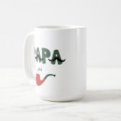 パパ髭 楽しい父の日 コーヒーマグカップ (正面左)