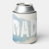 パパ魚釣りテーマビール缶ホルダー缶 缶クーラー (缶裏面)