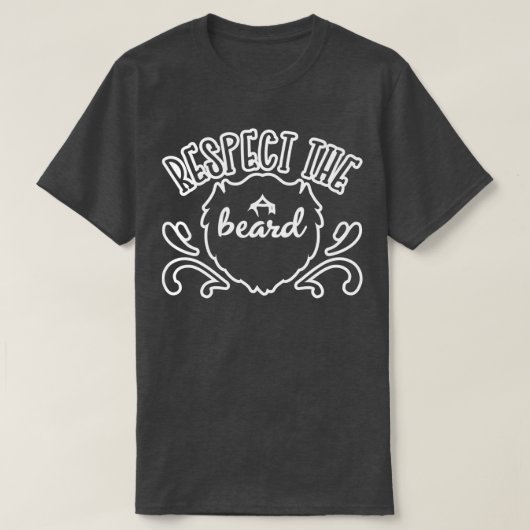 パパ1のために髭の父の日を尊重する Tシャツ (デザイン正面)