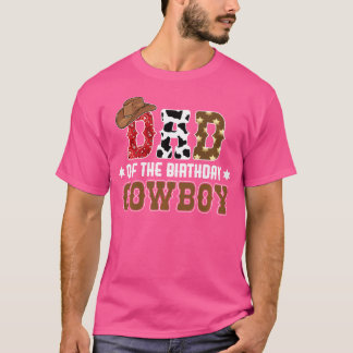 パパ1st第1誕生日カウボーイウェスタンロデオパーティー tシャツ