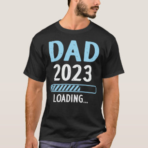 パパ2023妊娠発表を読み込む新しい父 Tシャツ