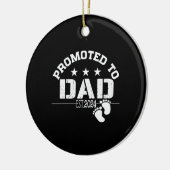 パパ2024に昇格 セラミックオーナメント (左)