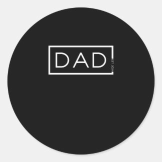 パパ2024 Loading Father 2024 New Dad Est.2024 ラウンドシール